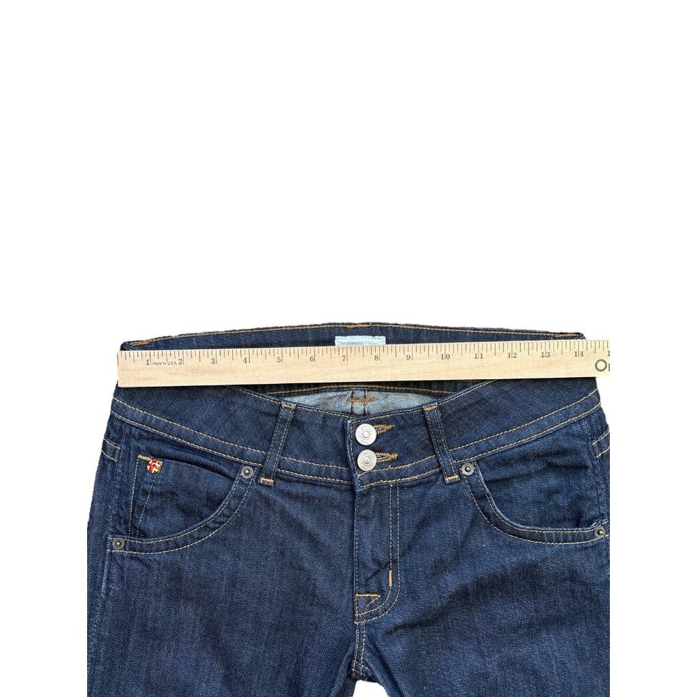 Hudson Jeans Womens 27 Blue Bootcut Stretch Made in USA Flap Pockets Denim - Picture 8 of 11